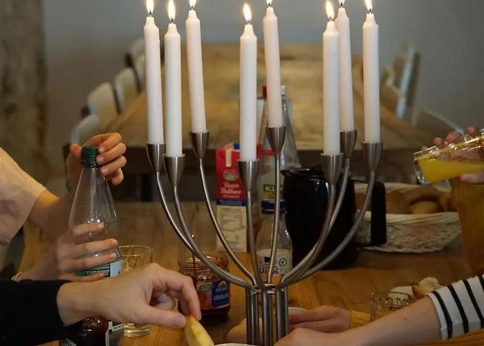 Ferienhaus 24 Personen Burgscheune Gnandstein *